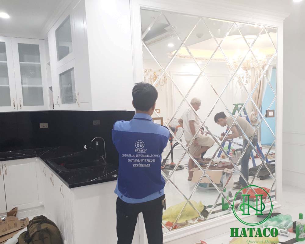 gương ghép trang trí